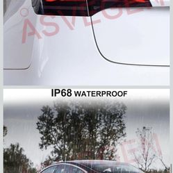 LED Tail Lights Assembly for Tesla Model 3 Model Y 2017-2023, with Sequential Turn Signals and Start-up Animation