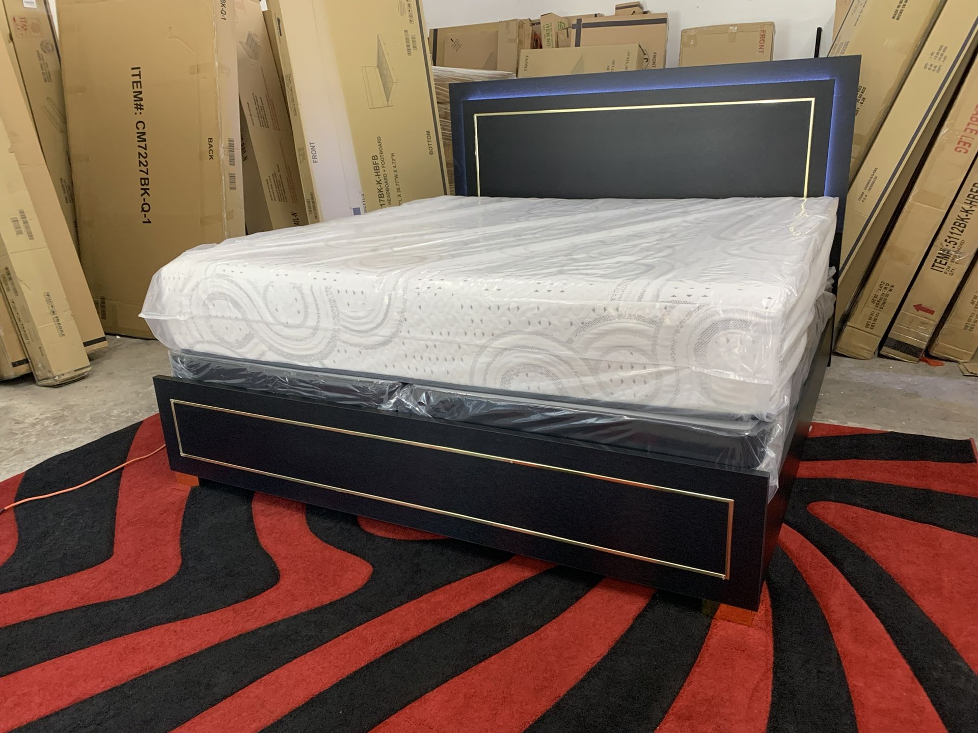 $699 Brand New King Bed Frame With Mattress (read description below)