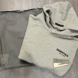 Dark oatmeal essential hoodie 