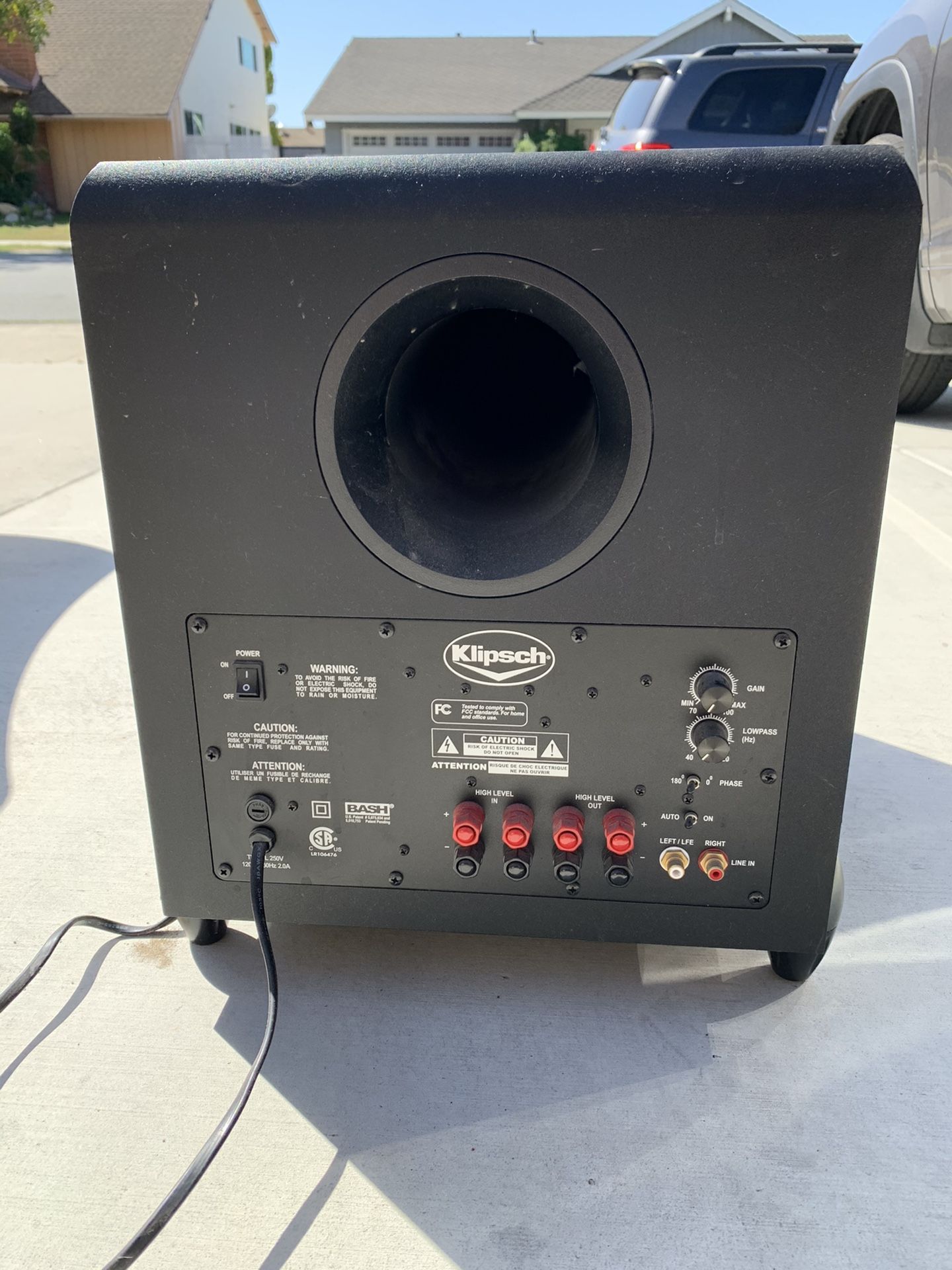 Klipsch Bash subwoofer 10