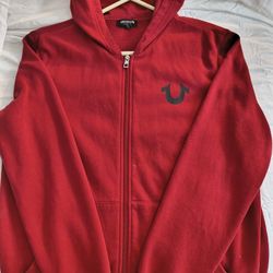🧥 Men’s True Religion Zip-Up Jacket – Size Large