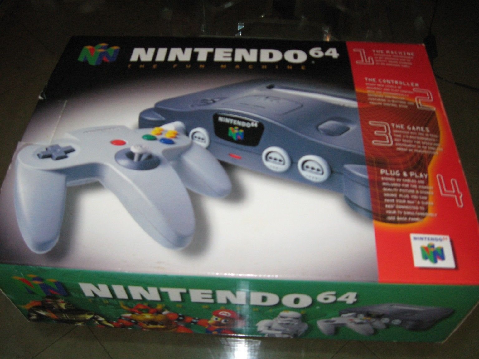 Nintendo 64 Original Game System 4 Games Extra Controller Memory paks AND MORE