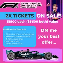 Formula 1 Miami May 3-5 F1 