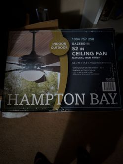 Hampton Bay ceiling fan with lights