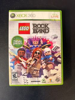 LEGO Rock Band (Microsoft Xbox 360, 2009) CIB