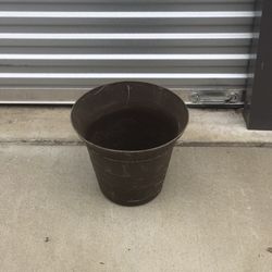Brown Plastic Planter