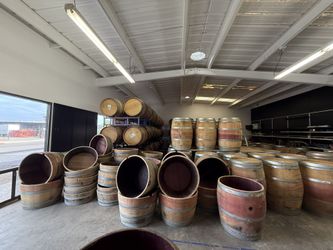 Wine Barrels And Planters