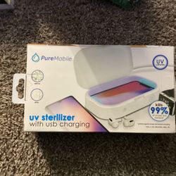 Brand New Pure Mobile UV Sterilizer With USB Charger (UV Certified )