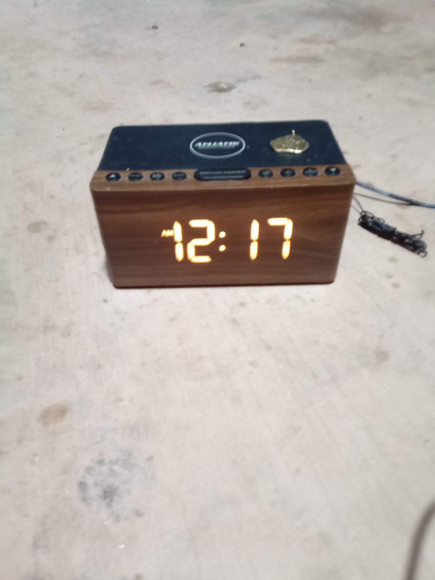Alarm clock and wireless charger for your cell phone