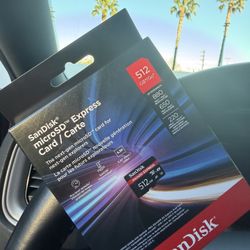 SANDISK - Express 512GB microSD PCIe 3.1 NVMe UHS-I Memory Card works with Nintendo Switch 2