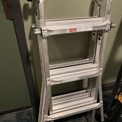 16 Foot Aluminum Ladder Fold In 4 Pieces