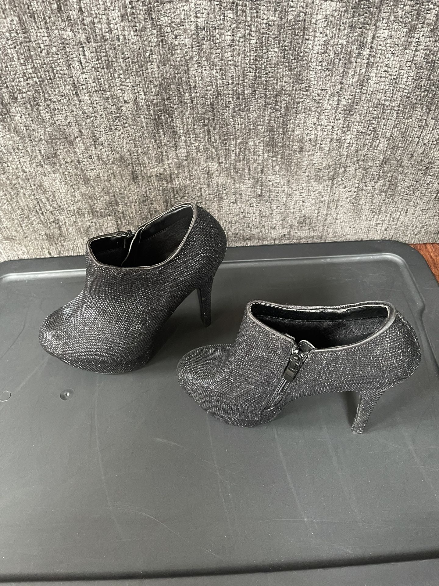 Black Sparkly Heels