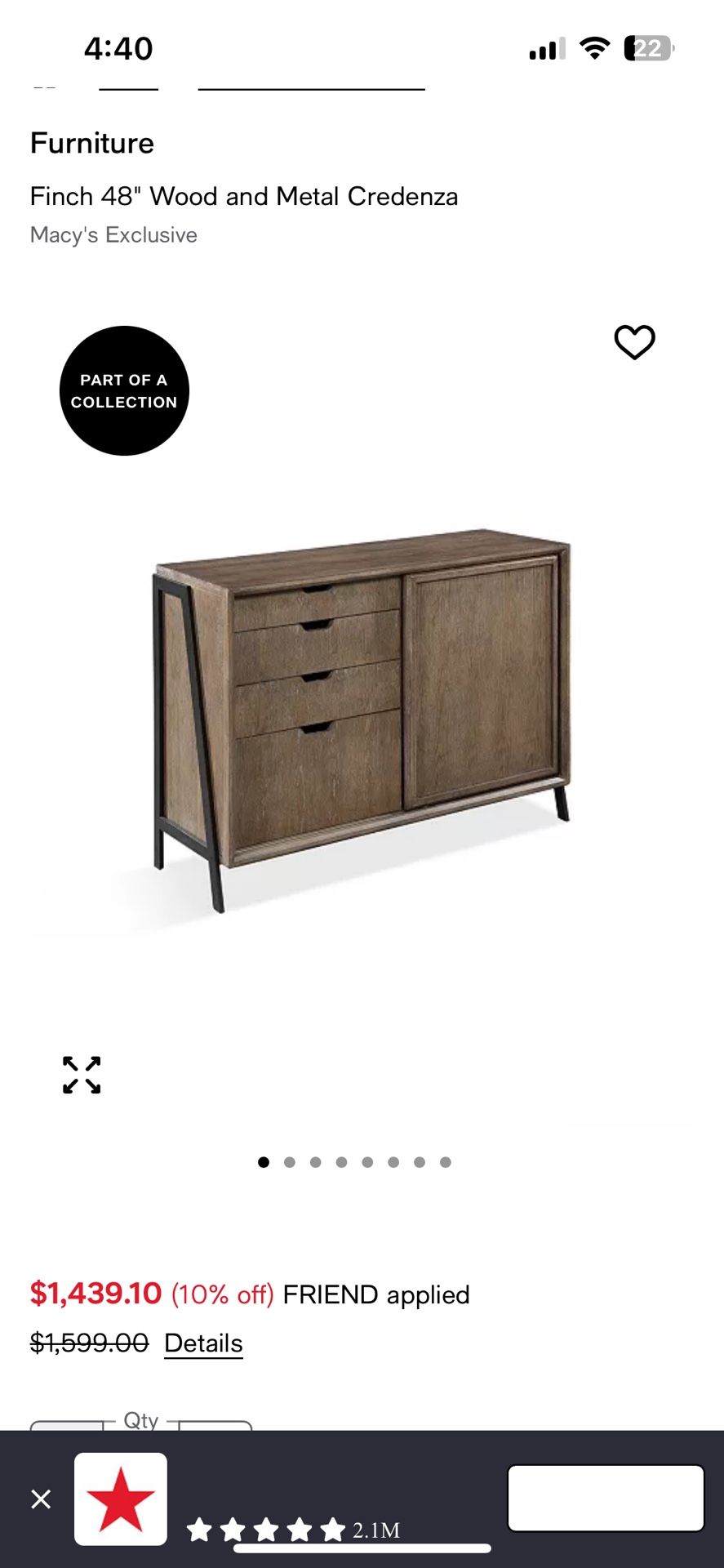 Modus Finch Credenza
