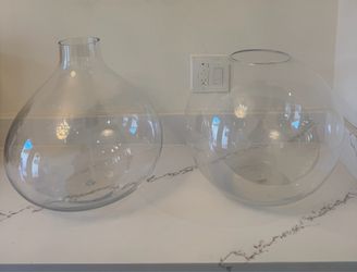 Large glass Vases