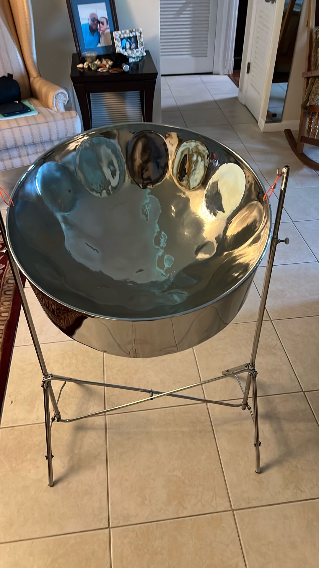 Steel Drum With Case And Stand For Sale