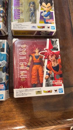 Super saiyan red Sh figuart son Goku