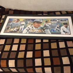 Babe Ruth Picture Frame 