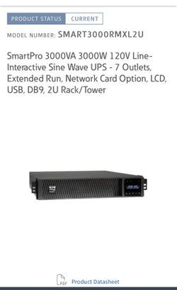 TrippLite SmartPro XL 3000 2U