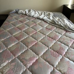Queen Bed With Mattress 