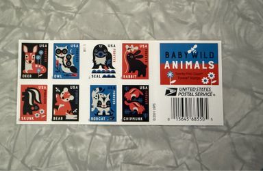 Stamps Baby Wild animals 20 Forever Stamps