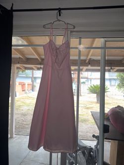 Pink corset dress