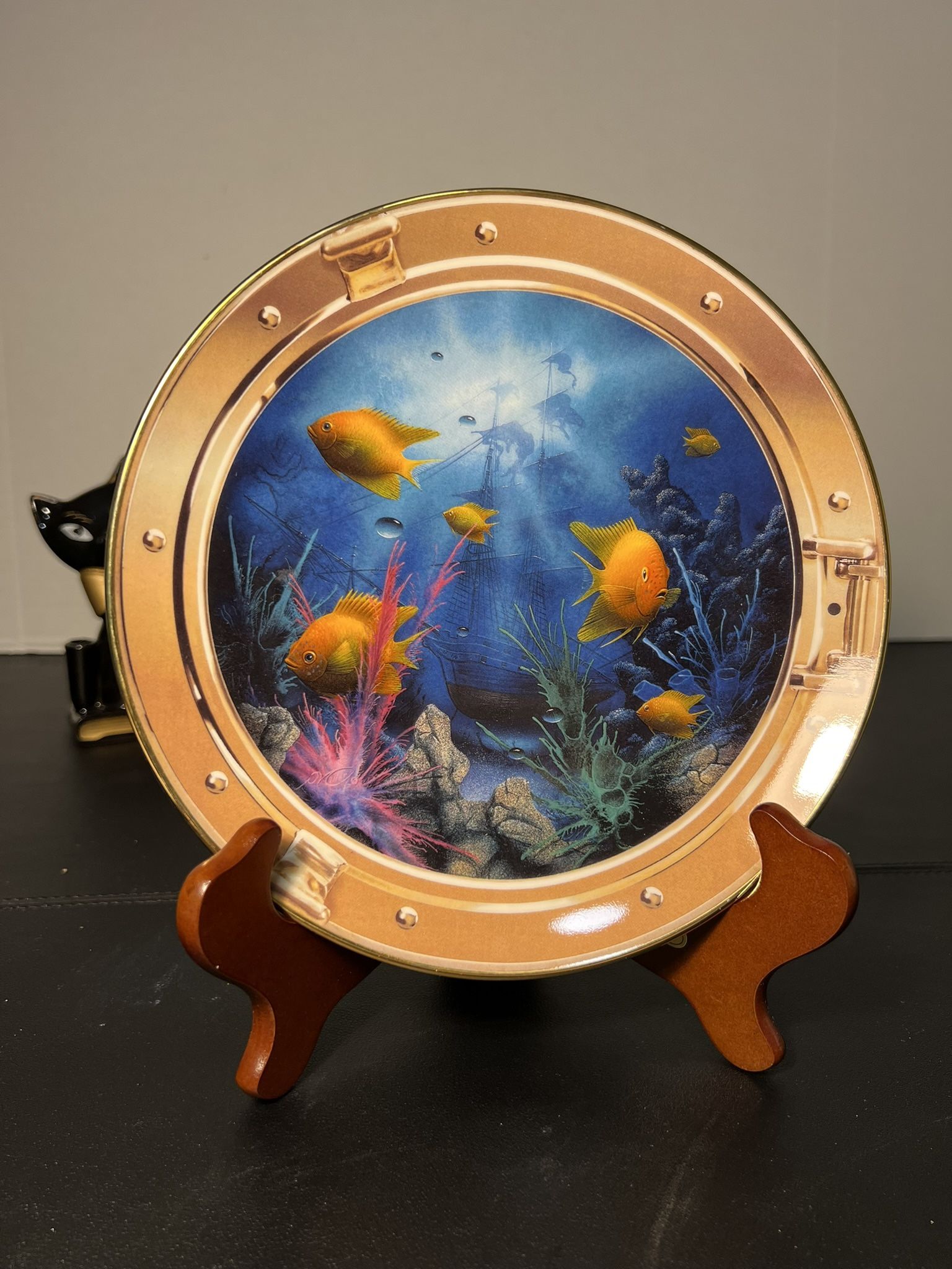 Royal Doulton Franklin Mint Vintage 1980s Neptune’s Porthole Collector Plate