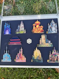 Disney castle pins limited edition