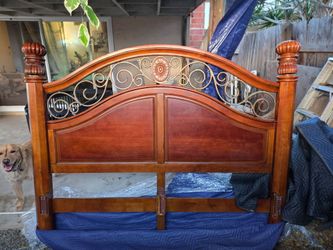 King size bed frame