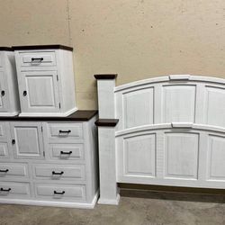 Rustic bedroom set $54 down