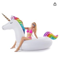 Giant Inflatable Unicorn Floatie Pool
