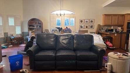 Sofa with two recliner sides