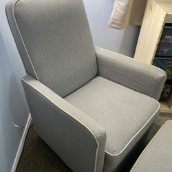 Million Dollar Baby Glider Chair w/ Ottoman
