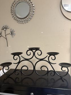 Heavy Candelabra Stand 25”x11”