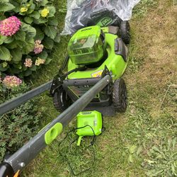 Greenworks 80V 21" Cordless Batteries Included 