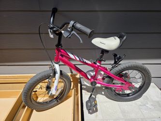 RoyalBaby Freestyle 14" Kids Bike — Pink (Girls)