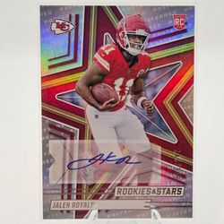 Jalen Royals Rookies & Stars RC Auto Card