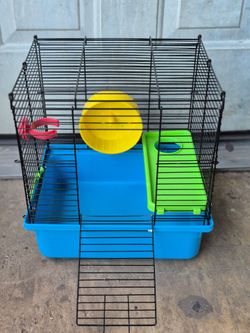 Small Animal Hamster Cage with Accessories