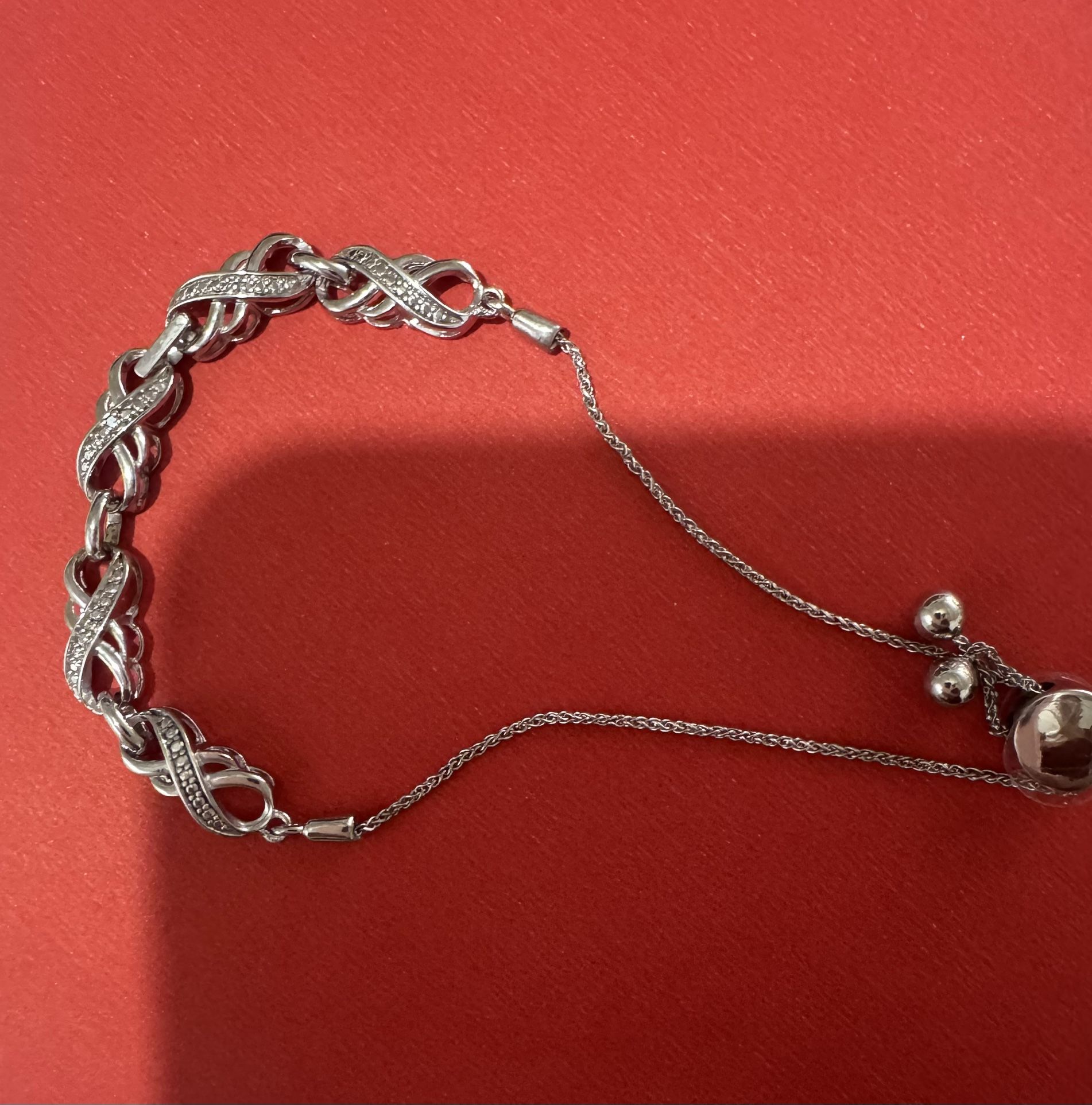 Sterling silver Bolo Bracelet-New