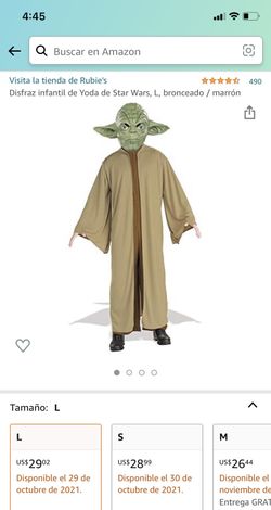  New Dizfras  De Yoda Large Kids