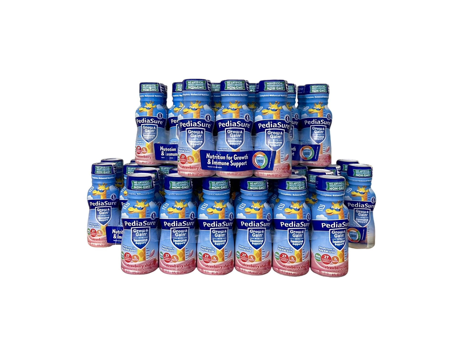 (8) Pediasure 8oz Strawberry Shake (6 pk)