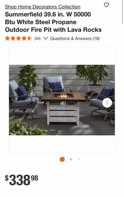 Home Decorators Summer field fire pit