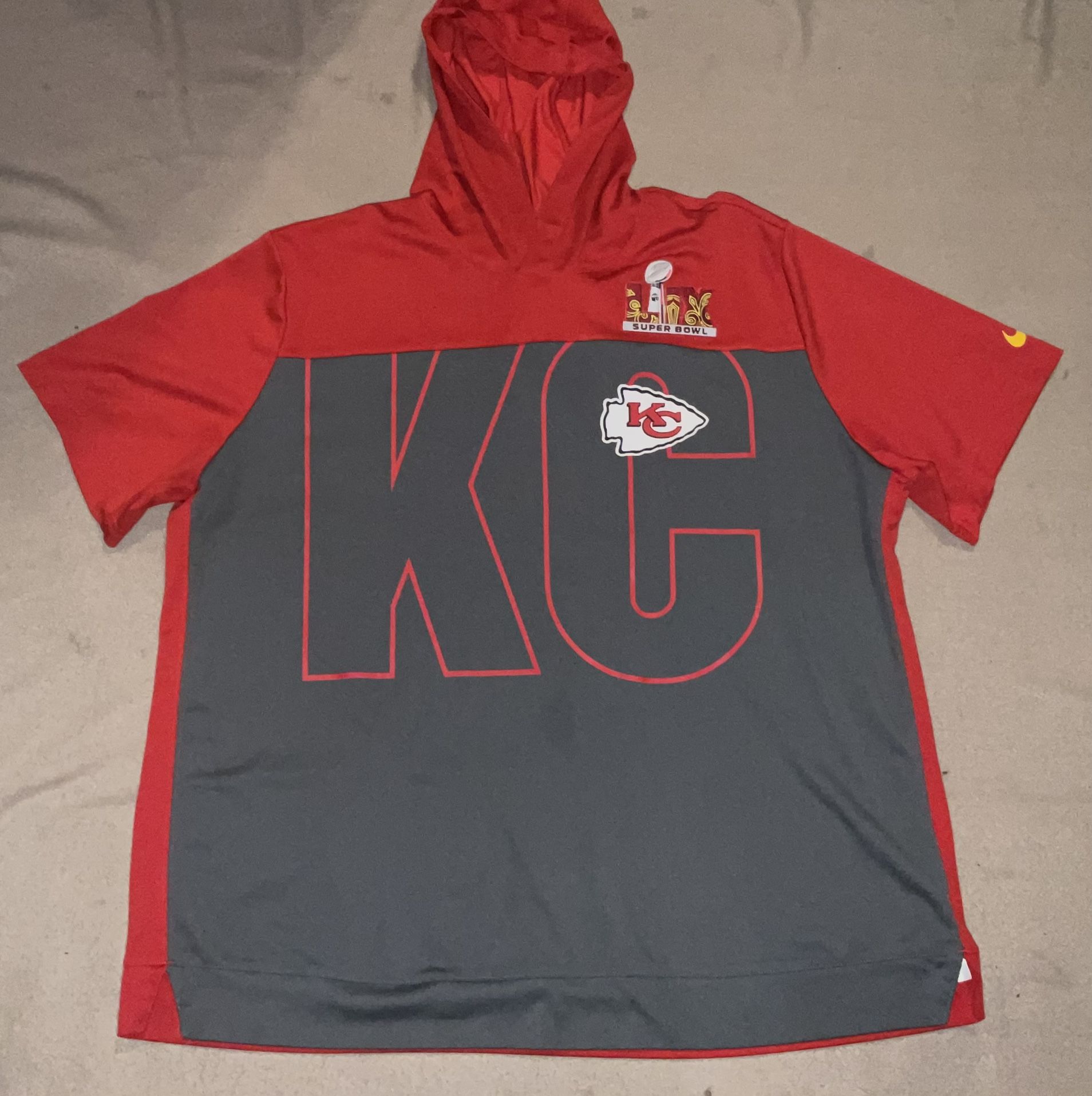 Kansas City Chiefs NFL Sideline Hoodie Super Bowl LIX Patch New With Tags Adult Men’s XXL