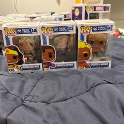 Dc Superheroes Gingerbread Funko Pop Set