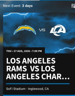 Chargers Vs. Rams