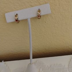 Beautiful Custom-made Hoop Earring In 22 Karat Gold