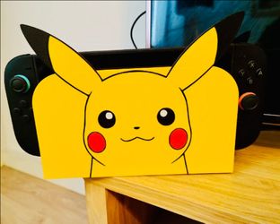 Pikachu Nintendo switch 2 face plate 3D printed