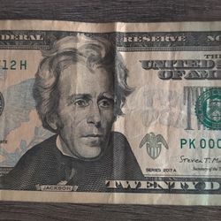$20 Low Serial Number