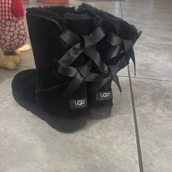 Black Ugg Boots Size 8