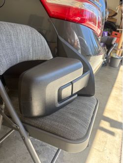 OEM 2024 ford f150 passenger side door mirror with power adjusting and blind spot assist.