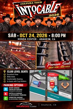 Intocable concert tickets
